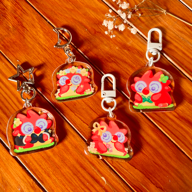 2 Porte-clés Aléatoire - L'amour Kipik Gacha