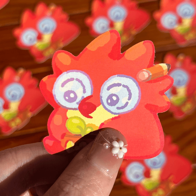 Sticker Matte ou Glossy - Pr.Kipik le pro des plantes 