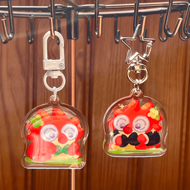 2 Porte-clés Aléatoire - L'amour Kipik Gacha