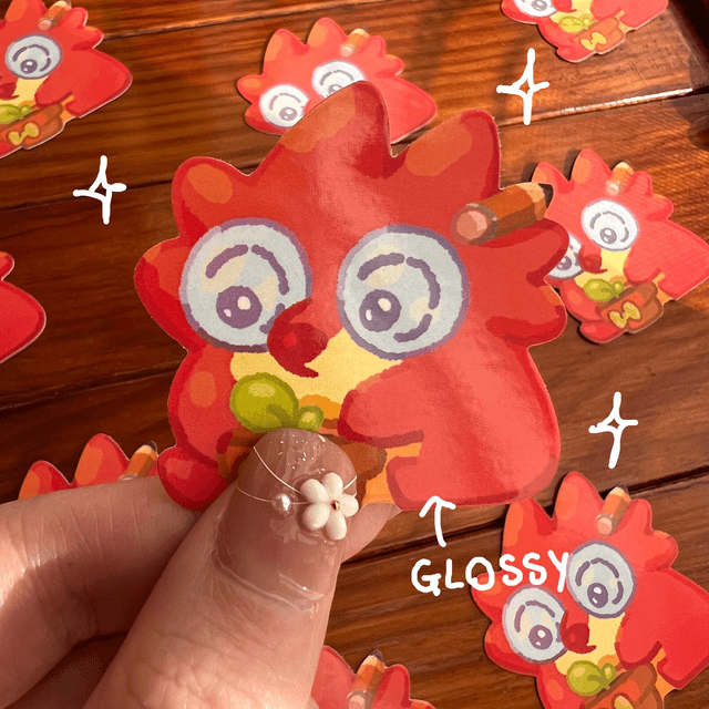 Sticker Matte ou Glossy - Pr.Kipik le pro des plantes 