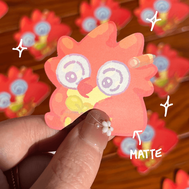 Sticker Matte ou Glossy - Pr.Kipik le pro des plantes 