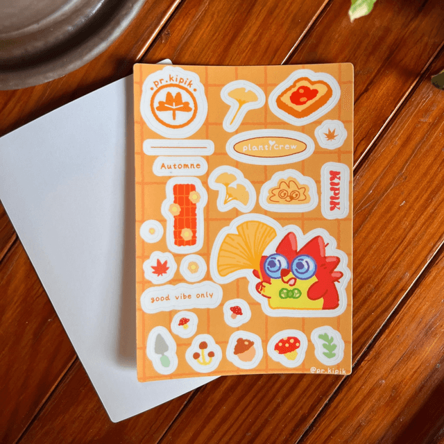 Planche de stickers - Récolte automnal 