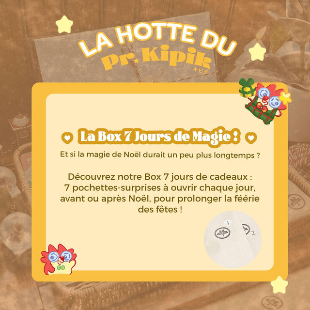 * . ✧.* Précommande* . ✧.*  : La hotte du Pr.Kipik - Box de noël !