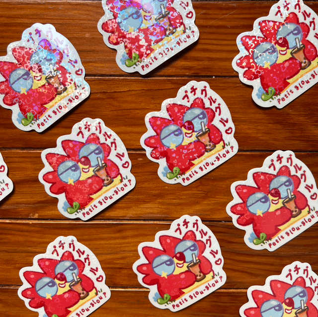 Sticker Transparent - Petit Glouglou Bbtea