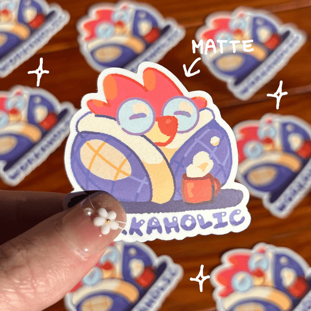 Sticker Matte ou Glossy - Workaholic