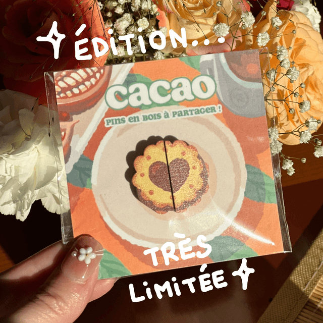 Matching pins - Biscuit Cacao 