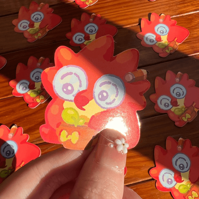 Sticker Matte ou Glossy - Pr.Kipik le pro des plantes 