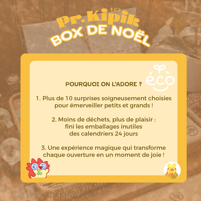 * . ✧.* Précommande* . ✧.*  : La hotte du Pr.Kipik - Box de noël !