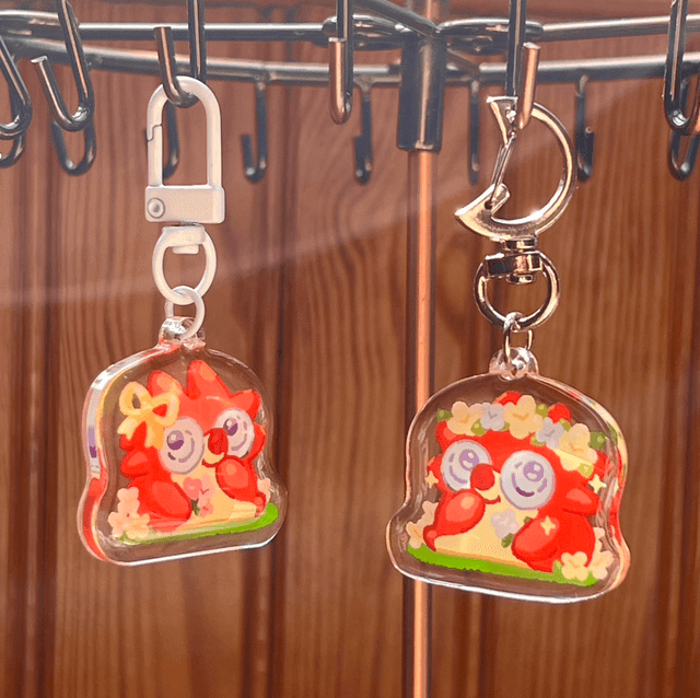 2 Porte-clés Aléatoire - L'amour Kipik Gacha