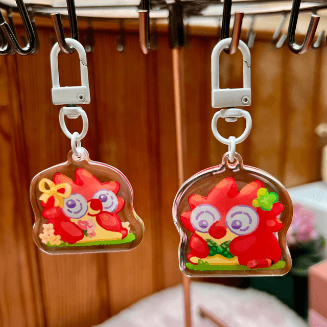 2 Porte-clés Aléatoire - L'amour Kipik Gacha