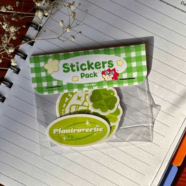 Stickers Réutilisables - Plant addict Pack