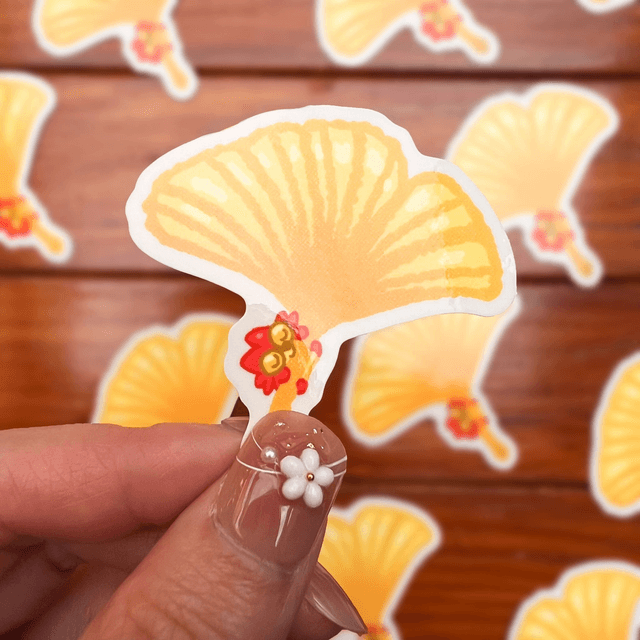 Sticker Réutilisable - Pr.Kipik Ginkgo Solo