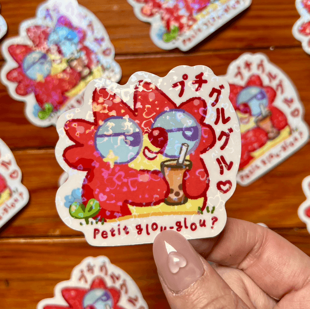 Sticker Transparent - Petit Glouglou Bbtea