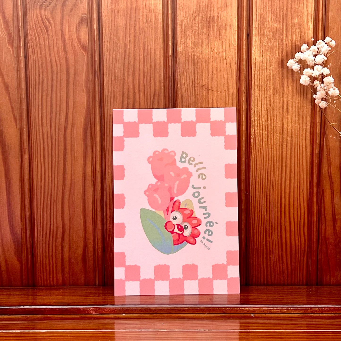 Tulipe & belle journée - Carte postale
