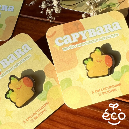 Yuzu Capybara - Pin Éco Responsable