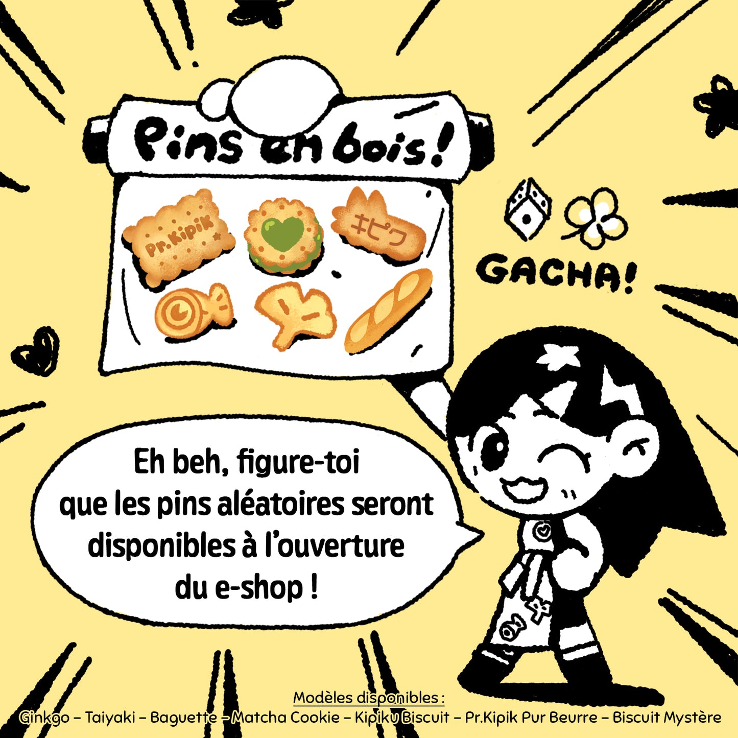 Le goûter du Pr.Kipik - Pins Aléatoire Gacha