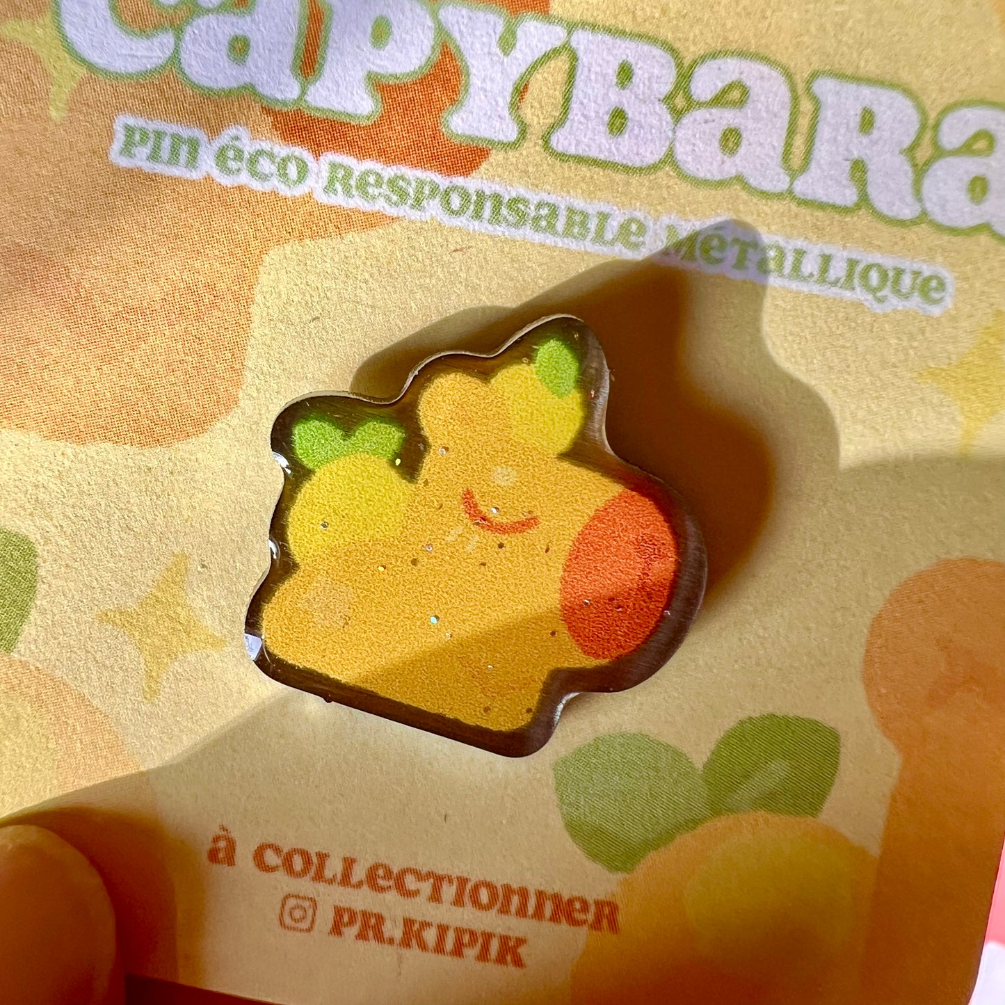 Yuzu Capybara - Pin Éco Responsable