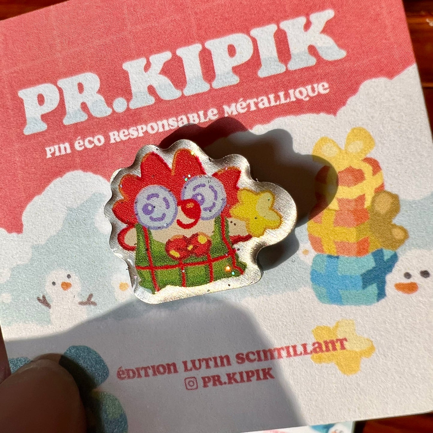 Pr.Kipik Lutin scintillant - Pin Éco Responsable