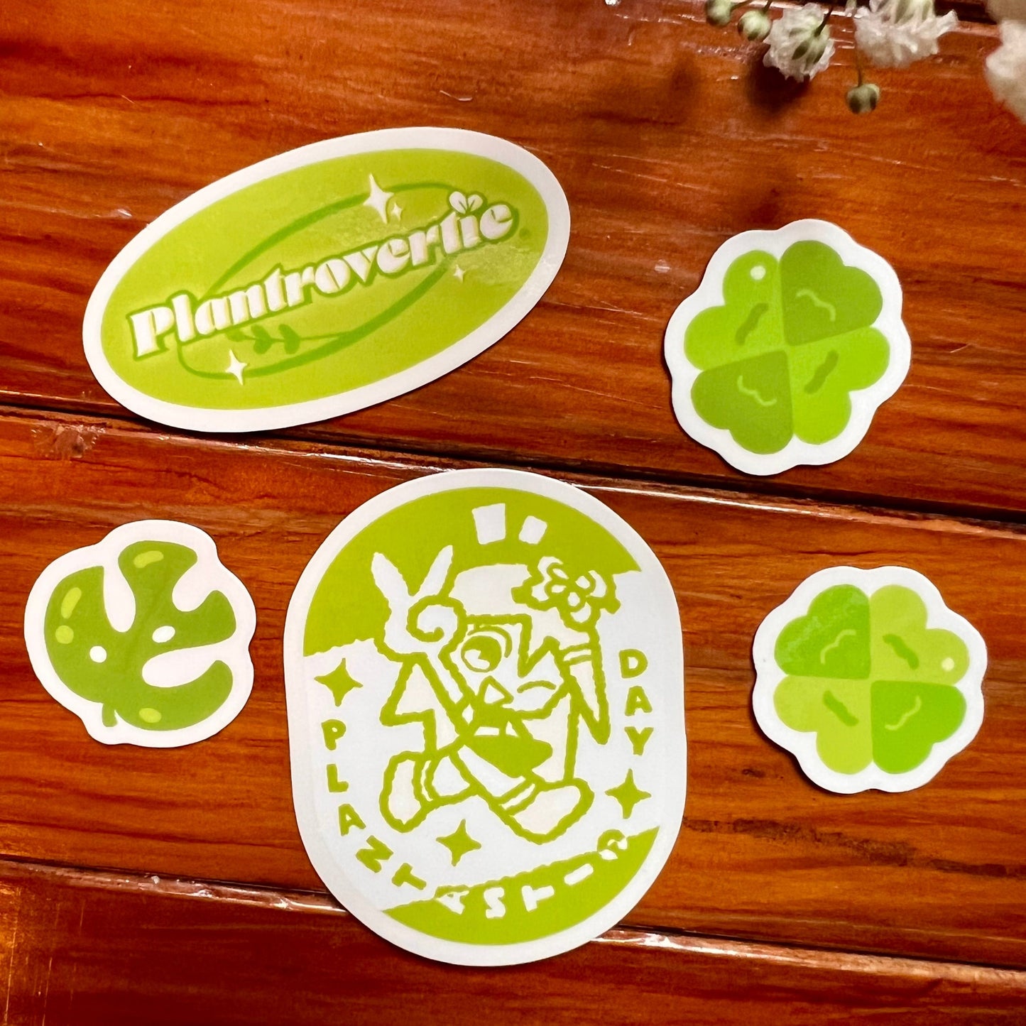 Plant addict - Stickers Pack Vert